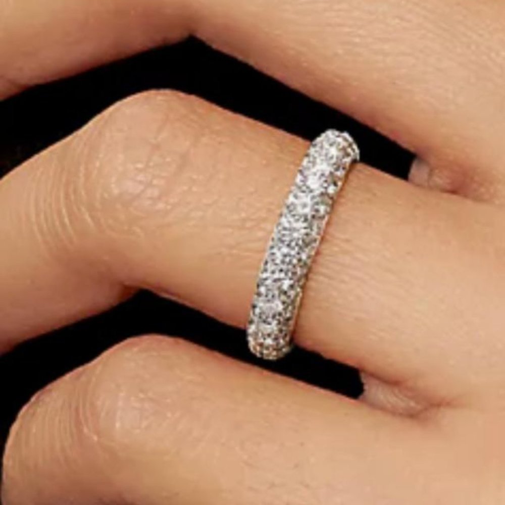 Tiffany's Diamond Ring - Etoile Three Row Bank - 2ct - Picture 2 of 3